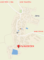 Mapa Jámy